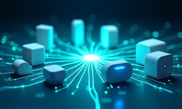 IoT devices connected in a network